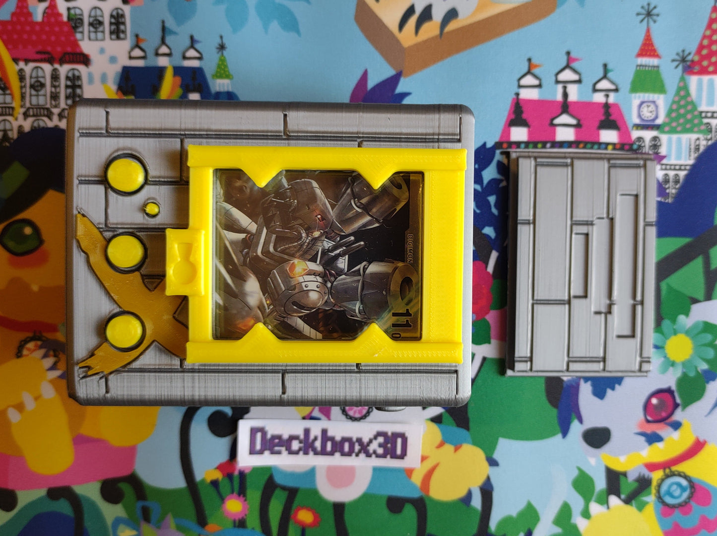 Deckbox V-Pet X-Antibody Plateada
