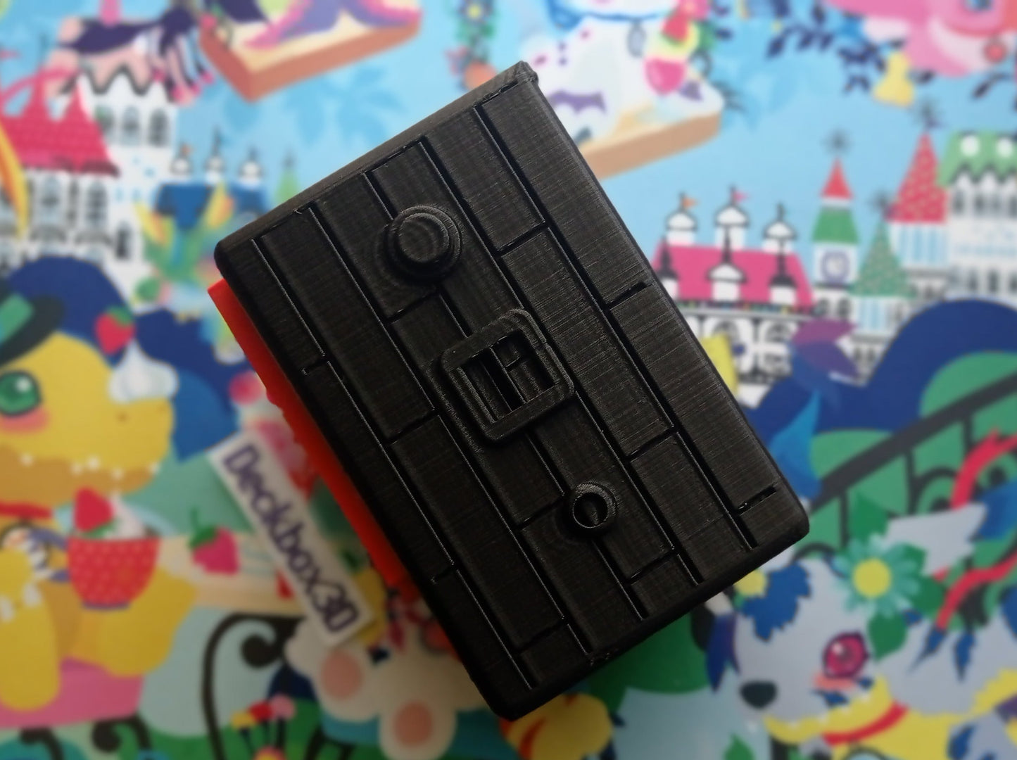 Deckbox V-Pet X-Antibody Negro con Rojo