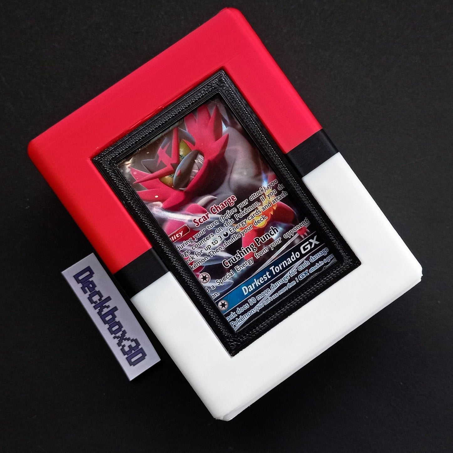 Deckbox Tri-Color Roja