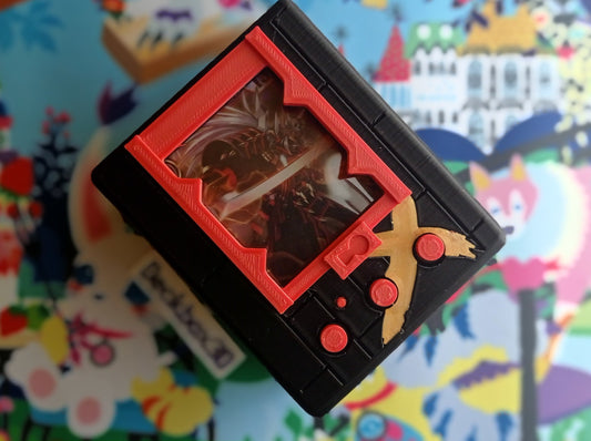 Deckbox V-Pet X-Antibody Negro con Rojo