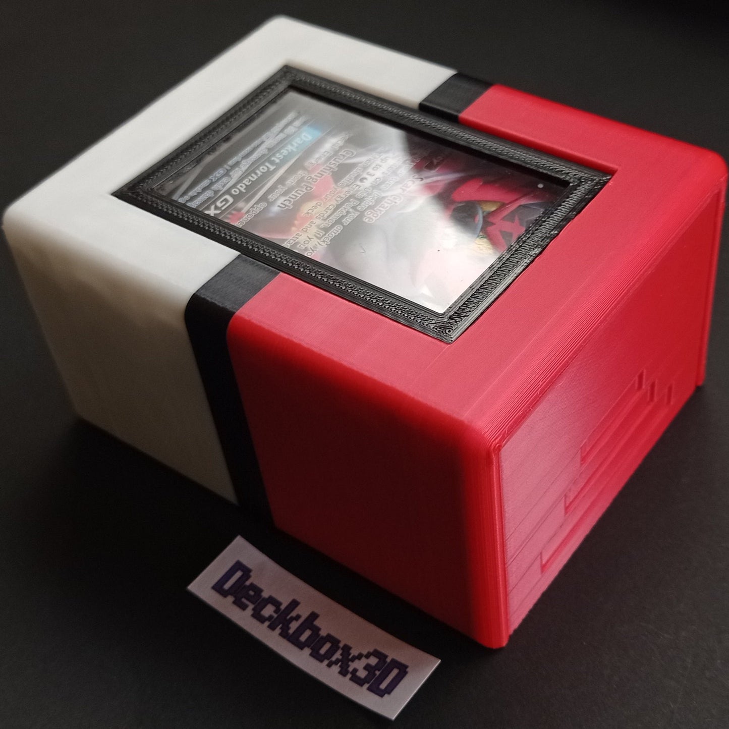 Deckbox Tri-Color Roja