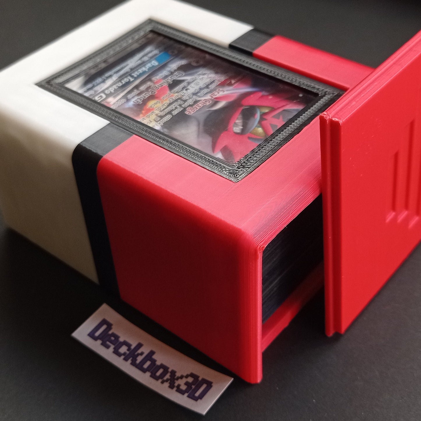Deckbox Tri-Color Roja
