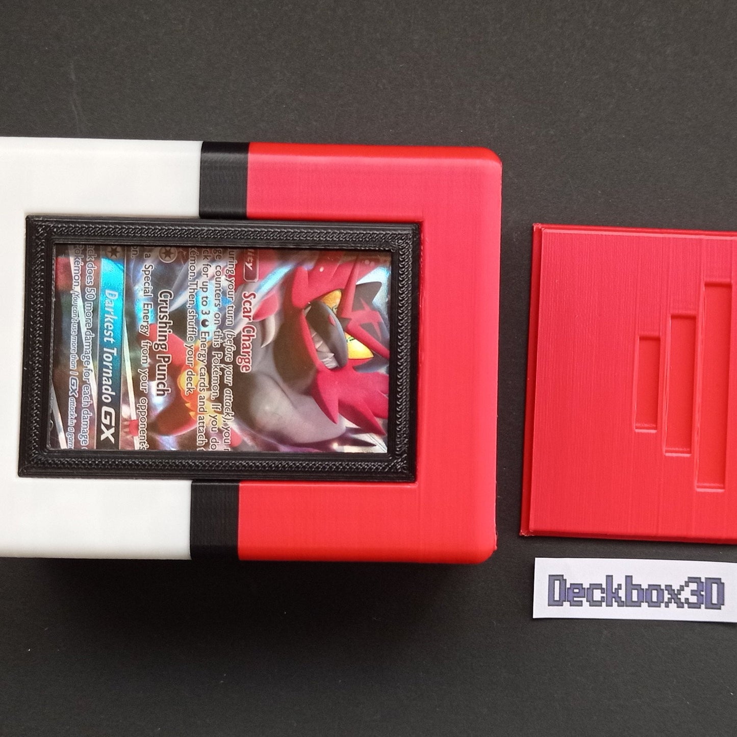 Deckbox Tri-Color Roja